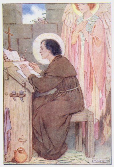 Aziz Columba (renkli taş) by Minnie Didbin Spooner