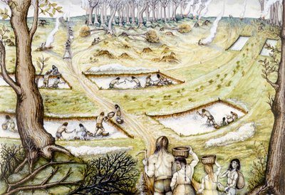 Savunma hendekleri kazma, MÖ 5. yy, 1990-2010 yılları by Miranda Schofield