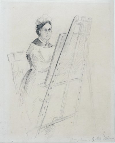 Mary Jane Hancock'un Portresi by Miss Noble