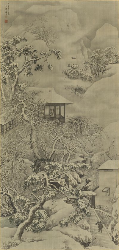 Kar Manzarası by Mochizuki Gyokusen