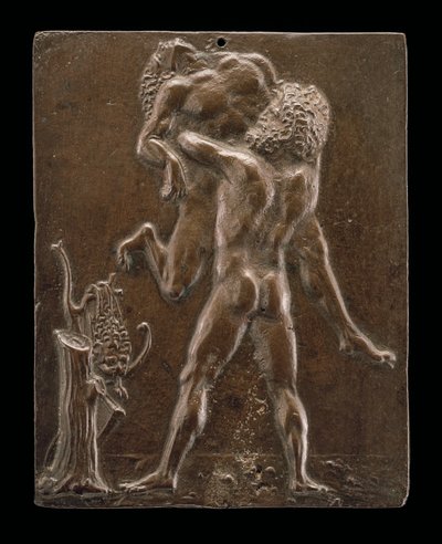 Herkül ve Antaeus, 15. yüzyılın sonu - 16. yüzyılın başı. by Moderno