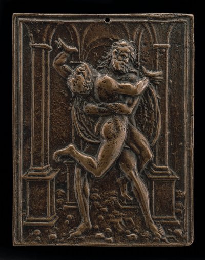 Herkül ve Antaeus, 15. yüzyılın sonu - 16. yüzyılın başı. by Moderno