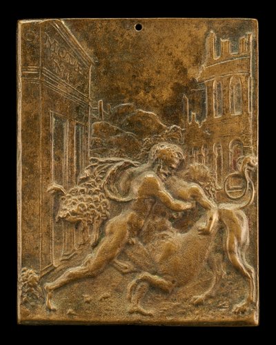 Herkül ve bir Centaur by Moderno
