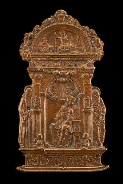 Madonna ve Azizlerle Çocuk, 15. yüzyılın sonu - 16. yüzyılın başı. by Moderno