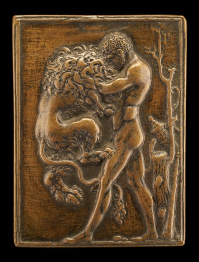 Nemean Aslanı ile Daimi Herkül, c. 14881489. by Moderno