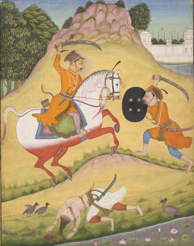 Nata Ragina: Bir ragamala serisinden Folio, Garland of Musical Modes, 1714. by Mohamed