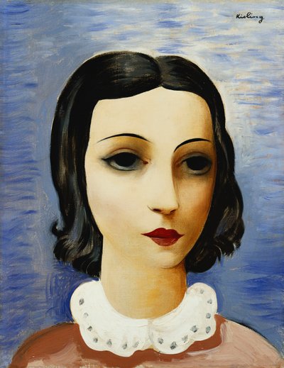Genç Bir Kızın Portresi by Moise Kisling