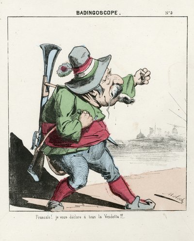 Uçan yaprak, sayı 5, Renklerde Hiciv, 1870 dolayları: Badingoscope - Paris Komünü/Savaş/Kuşatma, Hunt, Cumhuriyet Başkanı - Napolyon III - Moloch