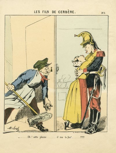 Uçan yaprak, sayı 5, Renklerde Hiciv: Les fils de cerbere - Commune de Paris/War/Siege, Amour - Moloch