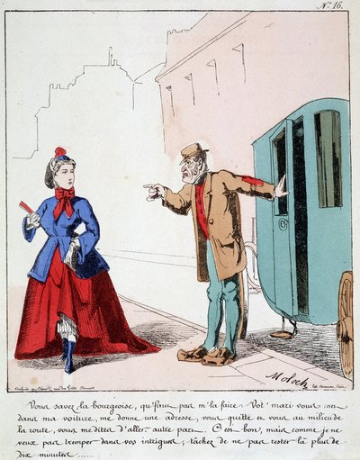 O. ESKİ. ESKİ. Motoredons: Şehirde ulaşım karikatürü. Arabacı, parka giden bir burjuvayı azarlarken, kocası şoförden onu başka bir yere götürmesini ister. Moloch