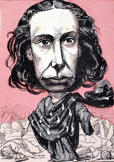 Louise Michel (1830-1905), Moloch tarafından - 19. yüzyılın “” Trombinoskopunda”. by Moloch