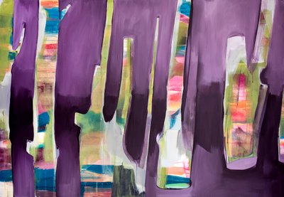 Hayalet Uzuv, 2019 (tuval üzerine akrilik) by Monica Perez Vega