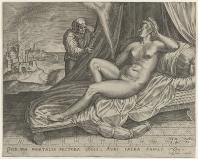 Jüpiter ve Danae by Monogrammist FME