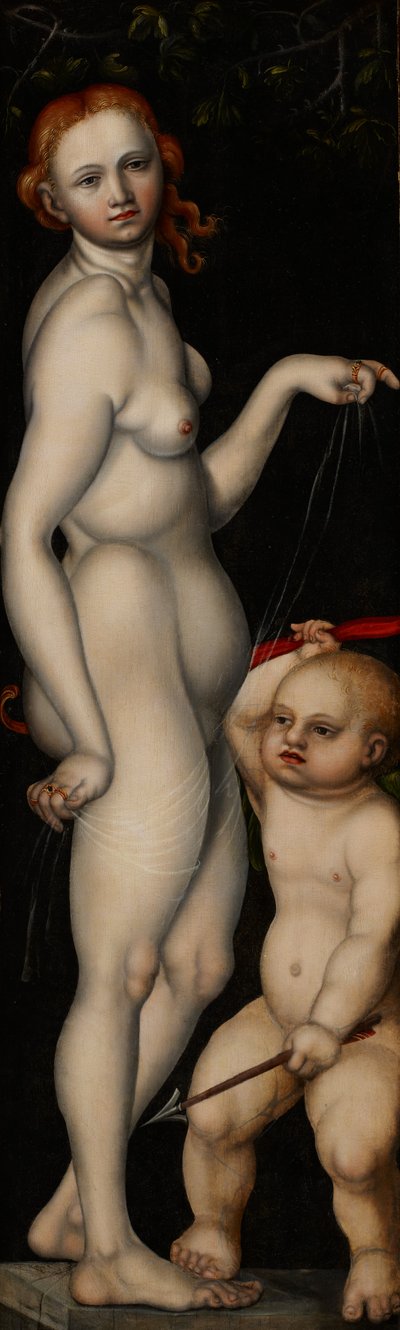 Venüs ve Aşk Tanrısı, c.1529 by Monogrammist H. B.