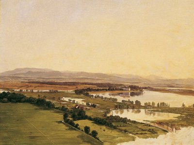 Inzersdorf Kalesi ile manzara (Anninger