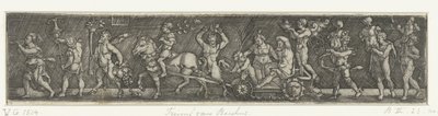 Triomf van Bacchus by Monogrammist VG
