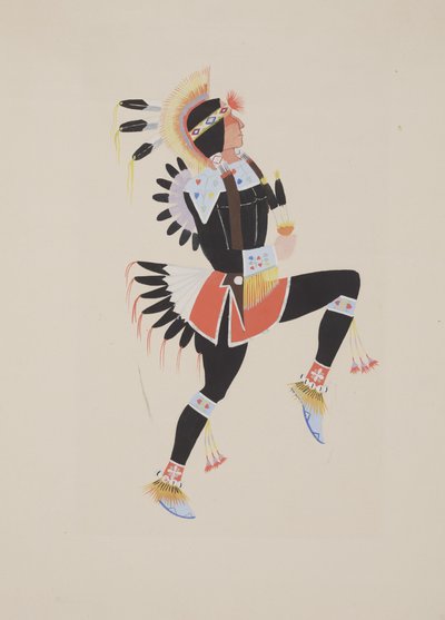 Panel #1, c.1934 (sulu boya) by Monroe Tsatoke