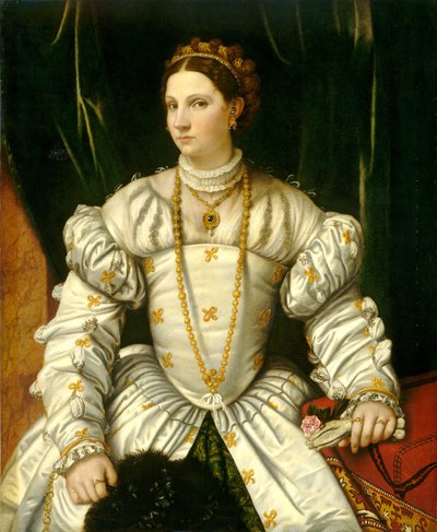 Beyazlı Bir Kadının Portresi by Moretto da Brescia