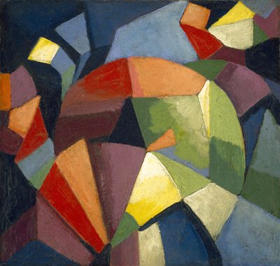 Synchromy, c. 1914 (kompozisyon panosu üzerine yağlıboya) by Morgan Russell