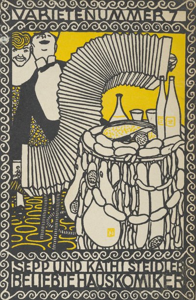 Variety Act 7: Sepp ve Kathi Steidler, Popular House Komedyenleri Variety Act 7: Sepp ve..., 1907. by Moritz Jung
