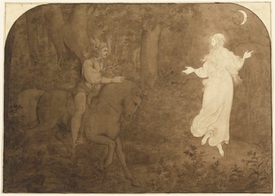 Ormandaki Görünüş by Moritz Ludwig von Schwind
