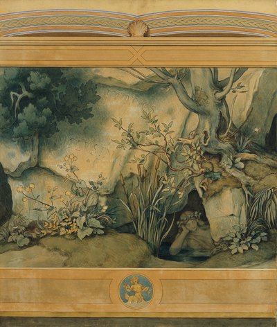 Güzel Melusine: I. Fontes Melusinae by Moritz Ludwig von Schwind