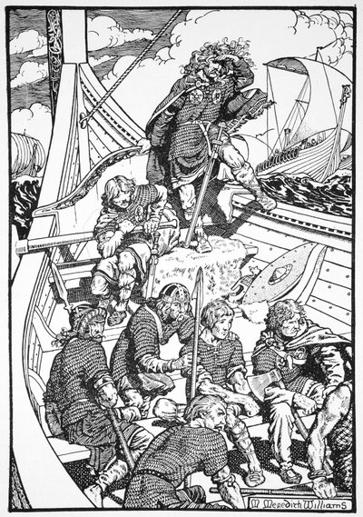 Harald Fairhair, Norveç Kralı, 9. veya 10. yüzyıl 1913 by Morris Meredith Williams