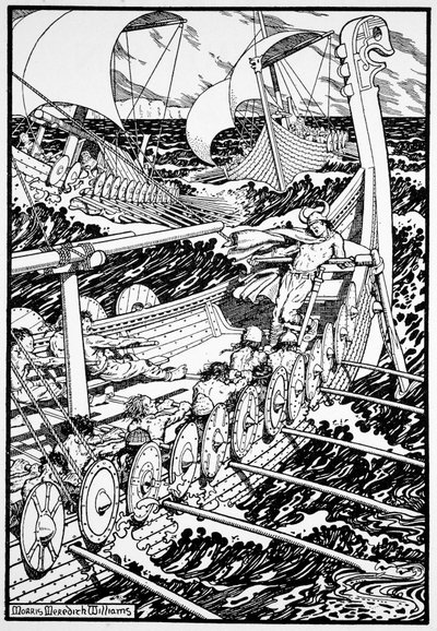 "Kuzeylilerin Gelişi", 1913. by Morris Meredith Williams