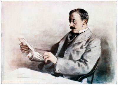 Alfred Milner, 1. Vikont Milner, İngiliz devlet adamı, 20. yüzyılın başlarında by Mortimer L Menpes