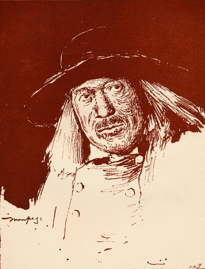 Bir Brittany Köylü, c1898 by Mortimer Ludington Menpes
