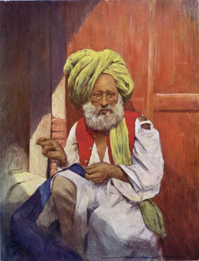Bir Terzi (renkli taş) by Mortimer Ludington Menpes