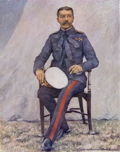 Lord Kitchener (renkli taş) by Mortimer Ludington Menpes