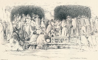 Puebla'da gün ortası, c1895, 1896 by Mortimer Ludington Menpes