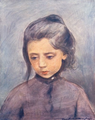 Dünya Çocukları: İtalyanca, Bianca (renkli taş baskı) by Mortimer Ludington Menpes