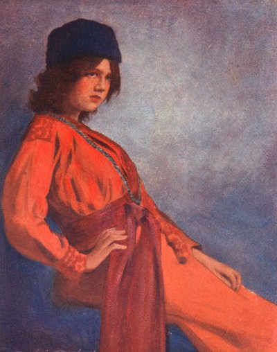 Dünya Çocukları: Rusça, Una (renkli taş baskı) by Mortimer Ludington Menpes