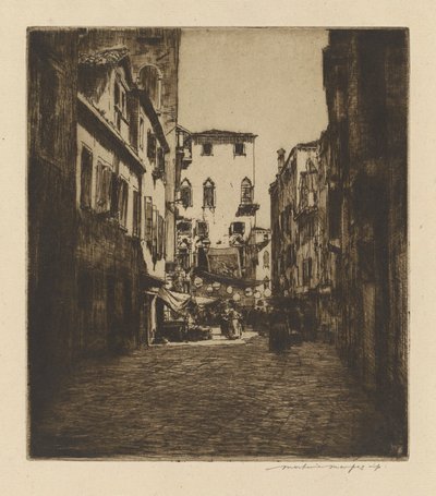 Bir Pazar Sahnesi by Mortimer Menpes