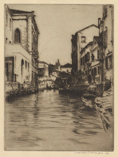 Luciano Köprüsü, Büyük Kanal by Mortimer Menpes
