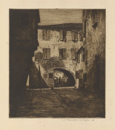 Bir Yan Sokakta, Chioggia by Mortimer Menpes