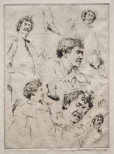 James MacNeill Whistler. by Mortimer Menpes