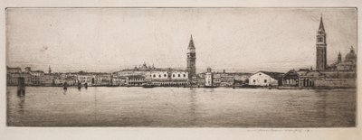 San Marco Havzası, Venedik, 1910. by Mortimer Menpes