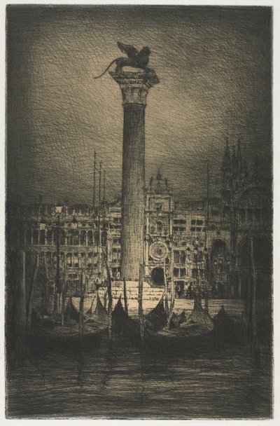 Aziz Marks Meydanı, 1910. by Mortimer Menpes