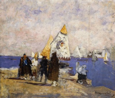 Rıhtımda, Chioggia, by Mose Bianchi