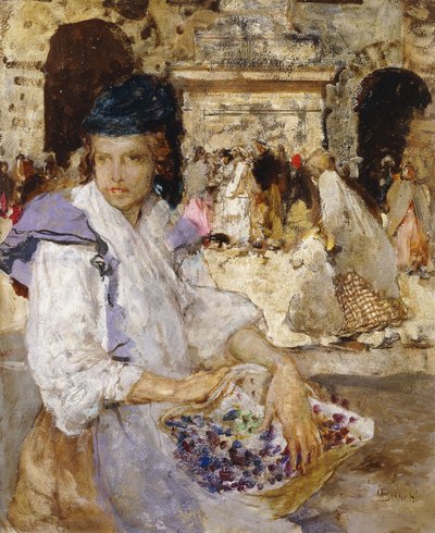 çiçekçi, by Mose Bianchi