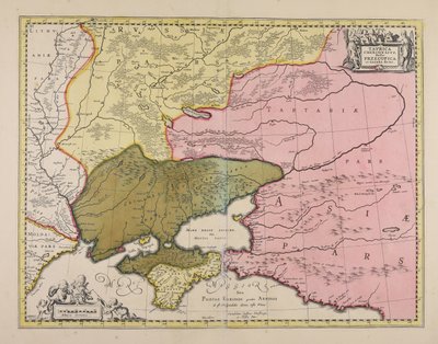 Taurian Chersonese bugün Przecopsca ve Gazara olarak adlandırılıyor. by Moses Pitt