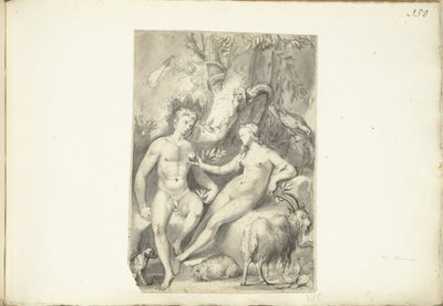 Adem ve Havva by Moses Ter Borch