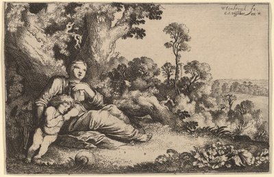 Çölde Hacer by Moyses van Uyttenbroeck