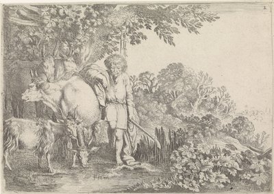 Argus sürüsünü koruyor Merkür ve Argus (dizi başlığı) by Moyses van Wtenbrouck