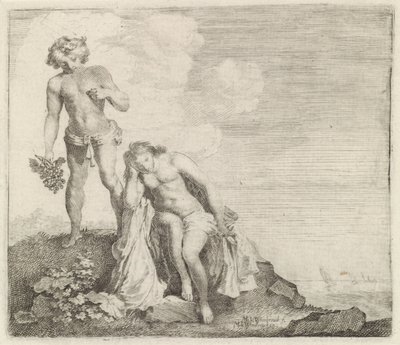 Bacchus, Adriadne'yi Naxos'ta bulur by Moyses van Wtenbrouck