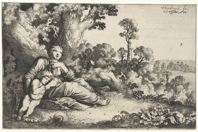 Çölde Hacer ve İsmail by Moyses van Wtenbrouck