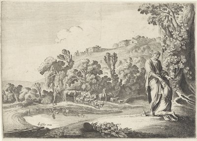 Merkür beschuldigt Battus by Moyses van Wtenbrouck
